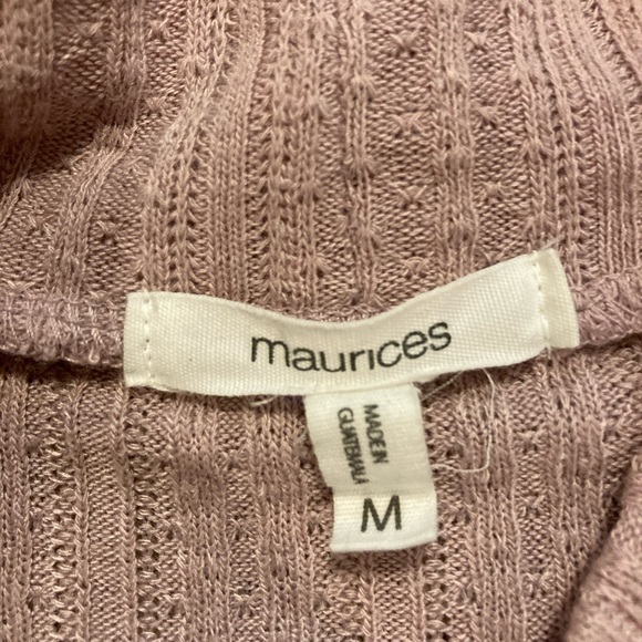 Maurices Dusty Mauve puff sleeve blouse - Picture 4 of 4